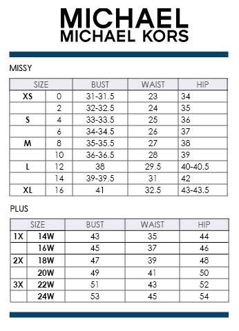 michael kors size chart coats|michael kors ladies padded coats.